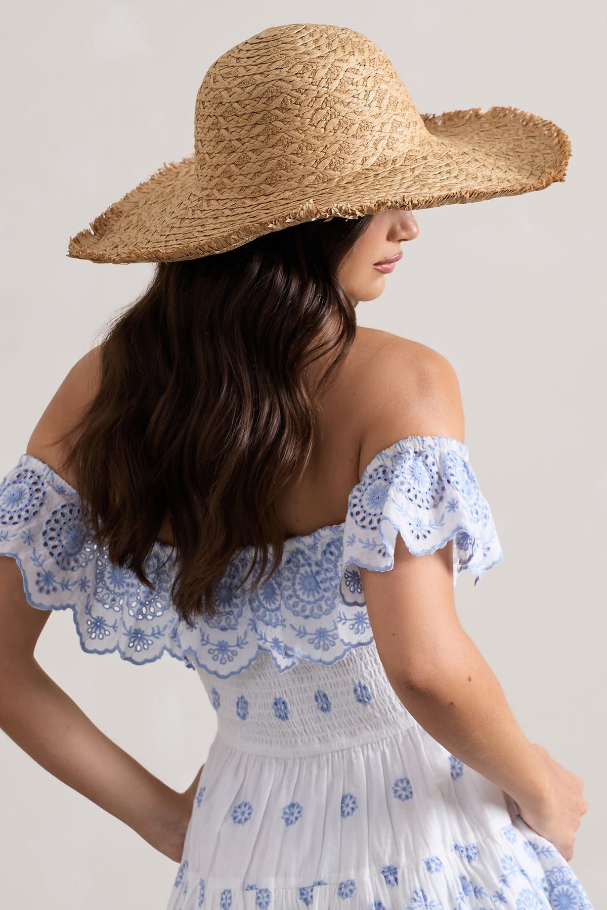 Solara | Chapeau de Soleil en Paille Beige