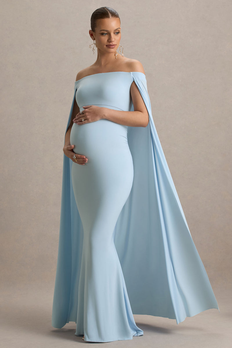 Robe De Maternité Topshop Bleue - Taille UK 10, Occasion En Très Bon état