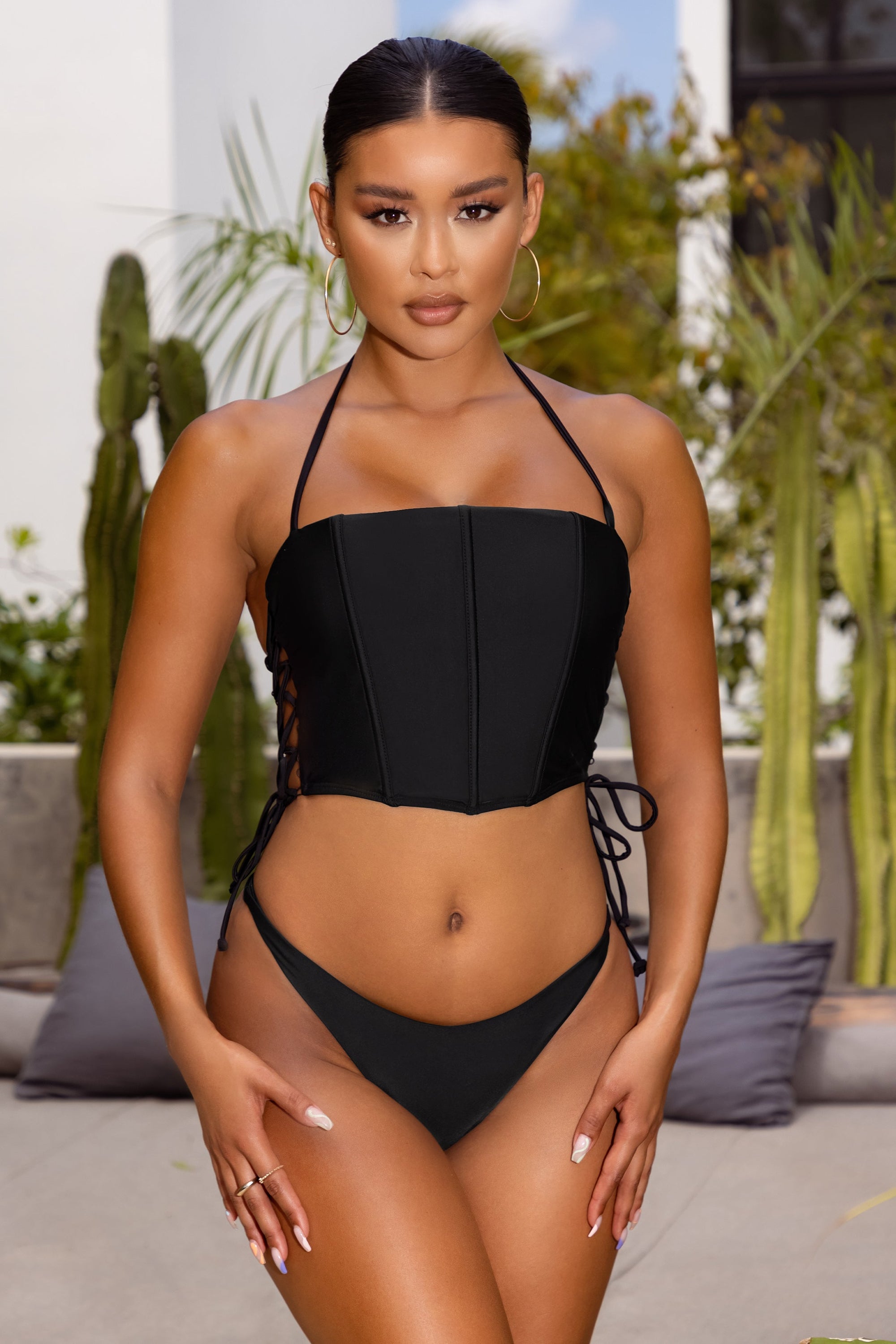 Sun Rise | Culotte de bikini bresilienne noire